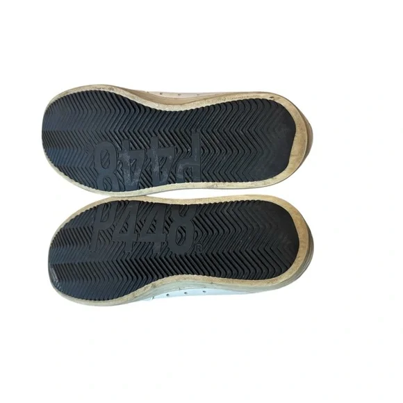 P448 White and Gray Zebra Perforated Sneakers - Picture 4 of 6